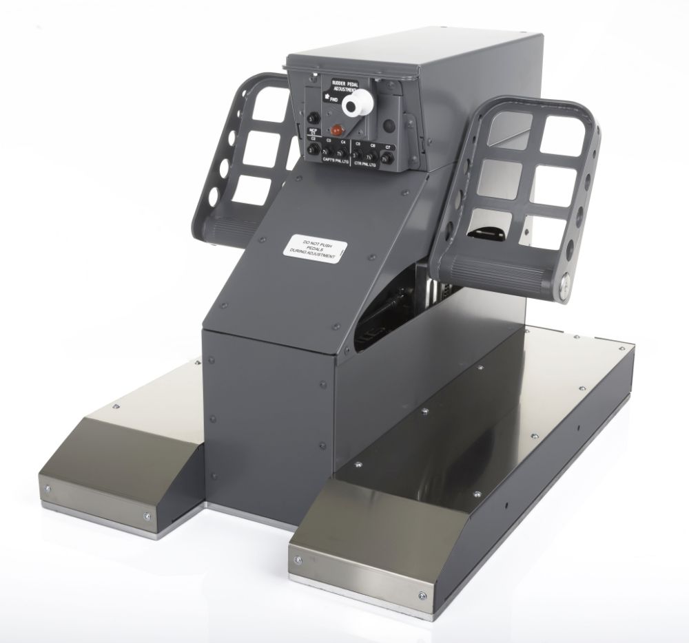 B737 PRO rudder pedals upfloor CPT side Flight Simulator Center